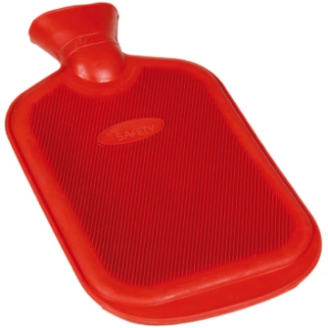 Double-layer hot water bottle with cap SAFETY SpA