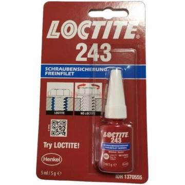 Loctite 243 Threadlocker Glue Medium 5 ml (1370555