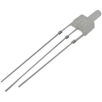 LED; red/warm white; 2mm; bicolour; 90°; Front: fl