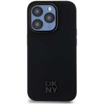 DKNY mākslīgās ādas Stack Logo MagSafe vāks iPhone
