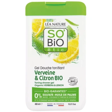 SO BIO ETIC Ar Verbenu Un Citroniem dušas želeja, 