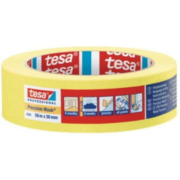 Tesa 4334 Precision Mask Krāsotāju lente iekšdarbi