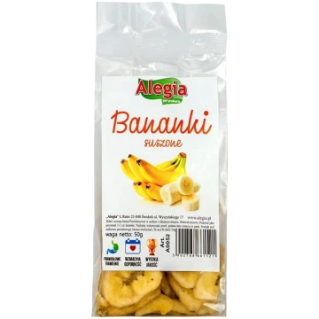 Alegia žāvēti banāni 50g DMZAL1PRZ0003