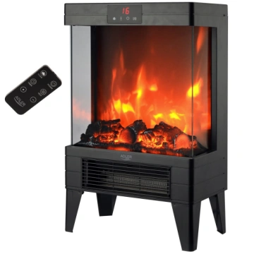 Adler AD 7755 Elektriskais kamīns ar pulti 2000W