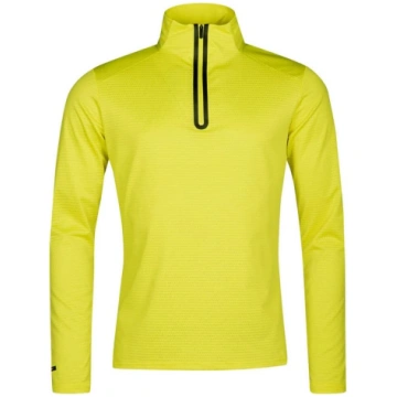 Halti Moodi M half zip shirt, Sulphur Spring Yello