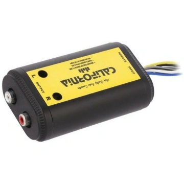 Hi-Level converter; 50W; Input: wires; Out: RCA so