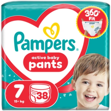 Autiņbiksītes - apakšbiksītes Pampers Pants, 7 izm