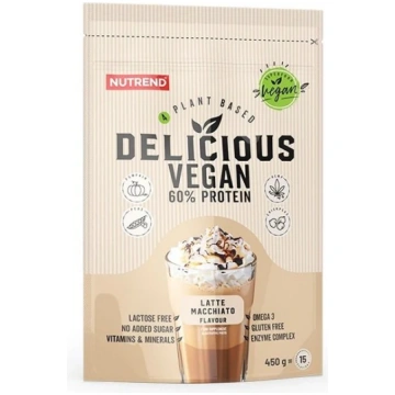 Nutrend Delicious Vegan, Latte Macchiato - 450 gra