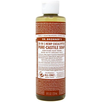 Dr. Bronner`s eikalipta šķidrās ziepes, 240ml