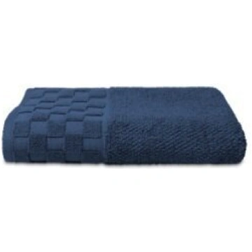 Dvielis Grid 50x100 Navy blue, 50x100