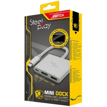 Steelplay - Mini Dock - USB-C/HDMI Adapter (Switch