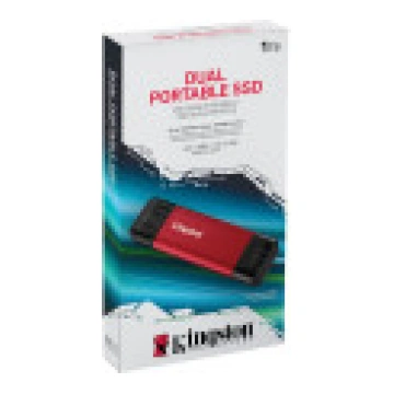 Kingston Dual Portable External SSD 1 TB Red TB) [