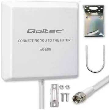 Qoltec 4G 5G LTE antena | 9dBi | virziena | ārējā 