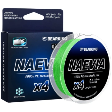 Aukla pītā BEARKING Naevia X4 Green 150m