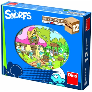 Dino Cube Puzzle 12 pc The Smurfs 64123D