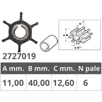 Girante per Hidea / Yamaha / Mariner / Mercury / P