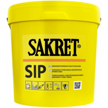 Sakret SIP L Gatavais silikona dek.apmetums, lietu