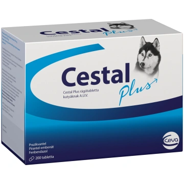CESTAL PLUS košļājamās tabletes suņiem attārpošana