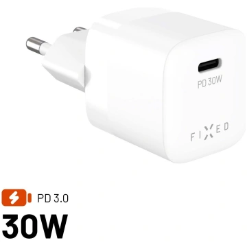 Ladowarka Fixed Mini 1x USB-C 3 A (FIXCG30M-C-WH) 