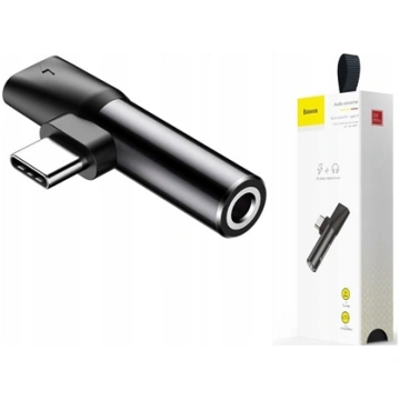 Adapteris Baseus L41 USB-C to Mini Jack 3.5mm + US