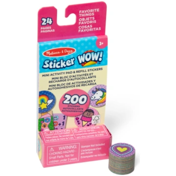 MELISSA & DOUG Sticker WOW! Uzlīmju uzpildes iepak