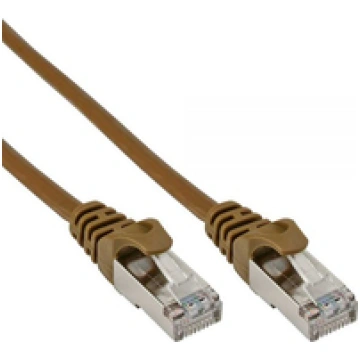 InLine 5m Patchkabel 1000 Mbit RJ45 - braun ( 7250