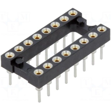 Socket: integrated circuits | Pitch: 2.54mm | open