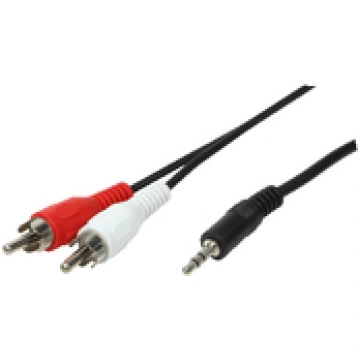 Audiokabel LogiLink 1x 3 5mm - 2x Cinch St/St 1.50
