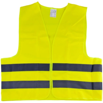 Brīdinājuma veste dzeltena ar atstarojošiem elemen