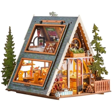 ROBOTIME modelis pieaugušajiem, miniatūra māja ar 