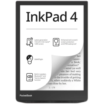 PocketBook e-reader InkPad 4 7 8" 32GB black 76401