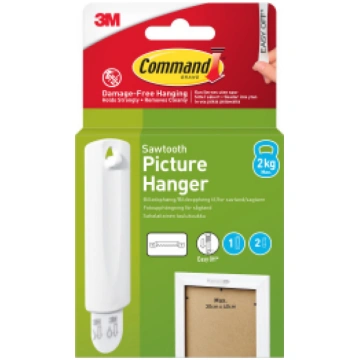3M Command attēlu āķis, 1 āķis, 2 sloksnes 200-158