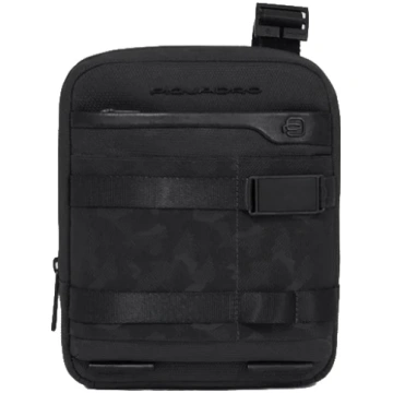 Borsello porta iPad®mini in tessuto e pelle FX Piq