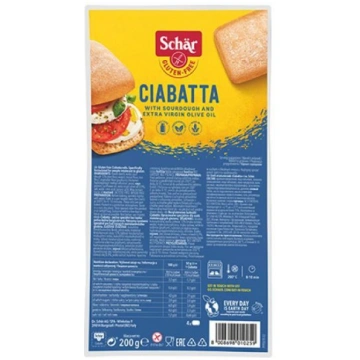Schär Ciabatta bezglutēna maize, 200g Dr. Schär Sr