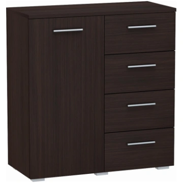 Helena kumode 80cm 1 durvju 4 atvilktņu Venge Weng