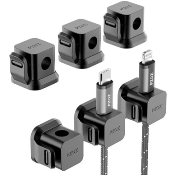 PZOZ Pack of 6 Cable Clips Tidy Cable Management C
