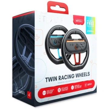 Nintendo Switch 2 Joy Con Racing Wheel Twin Pack