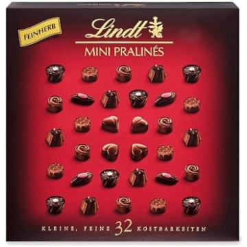 Lindt Feinherbe Mini Pralinés Noirs | 163 g | Tumš