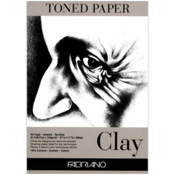 Album per disegno Carta Grigia Toned Paper Clay Fa