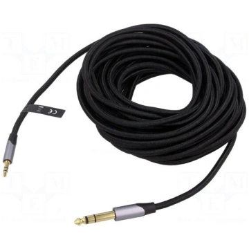 Cable | Jack 3.5mm 3pin plug,Jack 6,3mm 3pin plug 