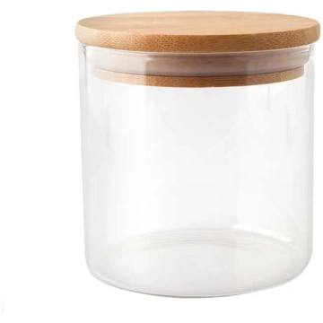 Domoletti JAR STORAGE ROU GLA W BAM LID 0.5L 7102 