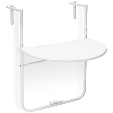 Relaxdays Bastian Hanging Balcony Table, Foldable,