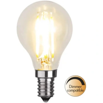 LED filament spuldze Star Trading E14 P45 regulēja