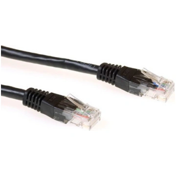 ACT CAT6A UTP 1.5m tīkla kabelis Melns 1,5 m U/UTP
