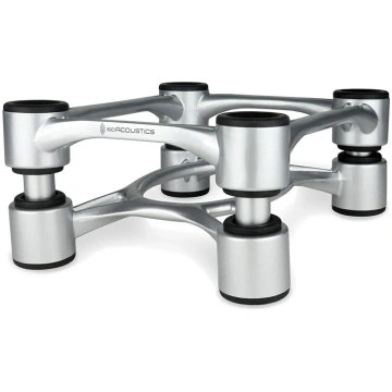 IsoAcoustics Aperta Speaker Isolation Stands Silve
