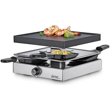 Spring Classic Raclette 4 cilvēkiem, sudraba krāsā