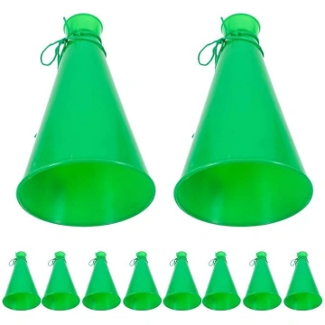 Hemobllo futbola trokšņa rags 8 gab. Zaļš plastmas