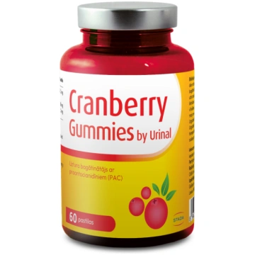 URINAL Cranberry Gummies košļājamās pastilas N60