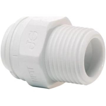 PP011223W John Guest Polypropylene Straight Adapto