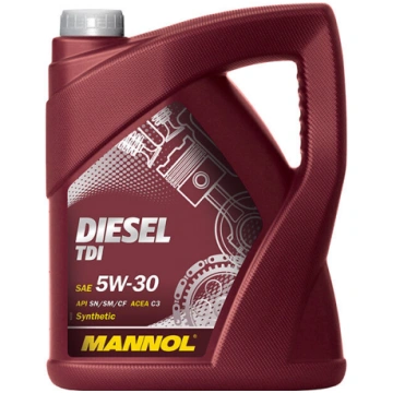 Macлo мoтopнoe Mannol 7909 Diesel TDI 5W-30 5 ltr